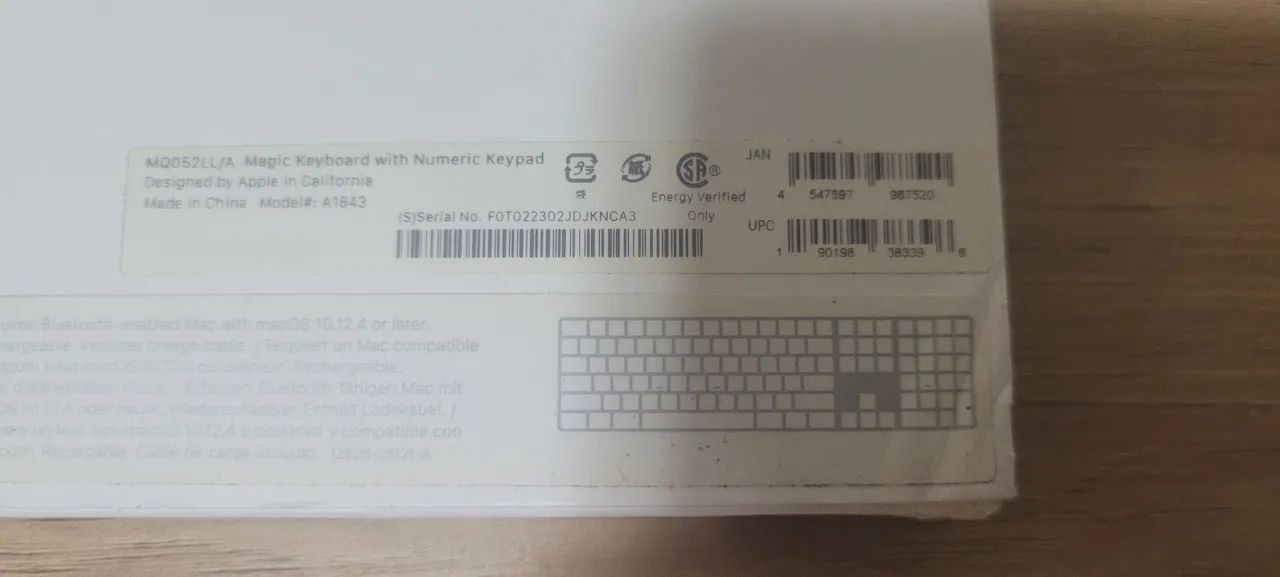 Teclado Apple A1843 numérico wireless  - Foto 4
