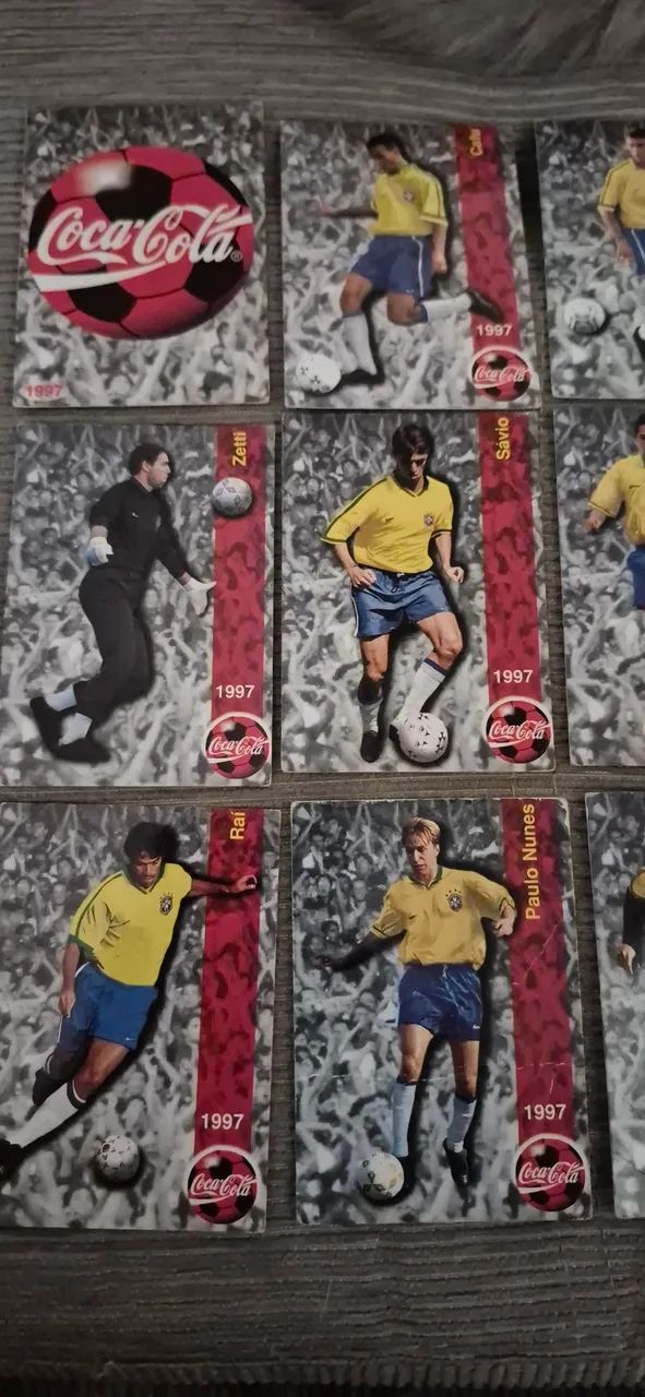 Futcards Coca-Cola Seleção Brasileira 1997 - Foto 2
