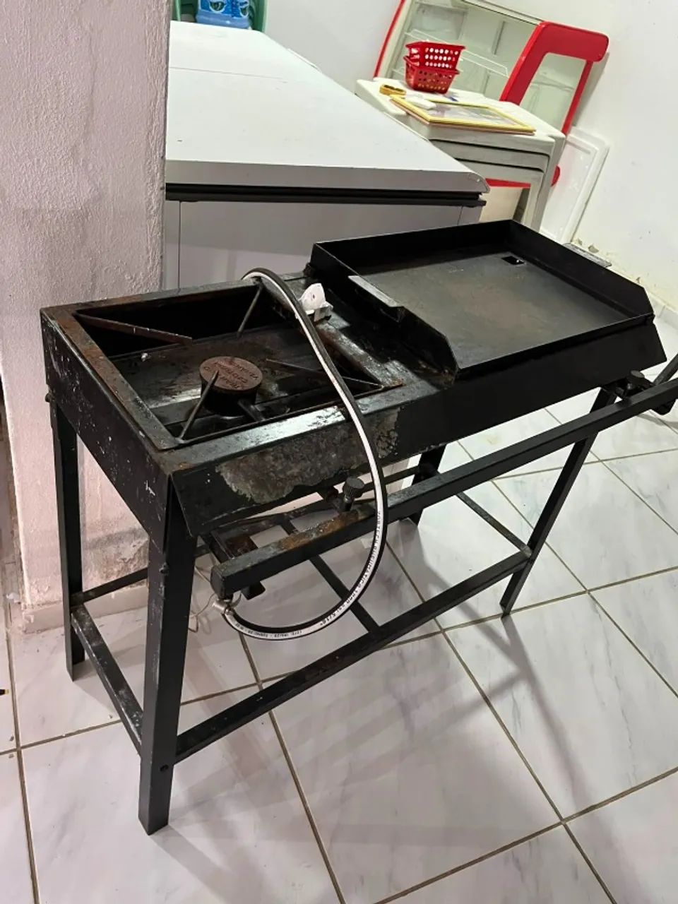 Chapa com boca industrial 
