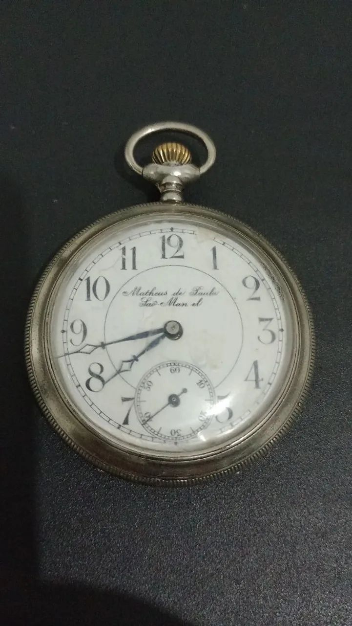 Relógio de bolso antigo original raro