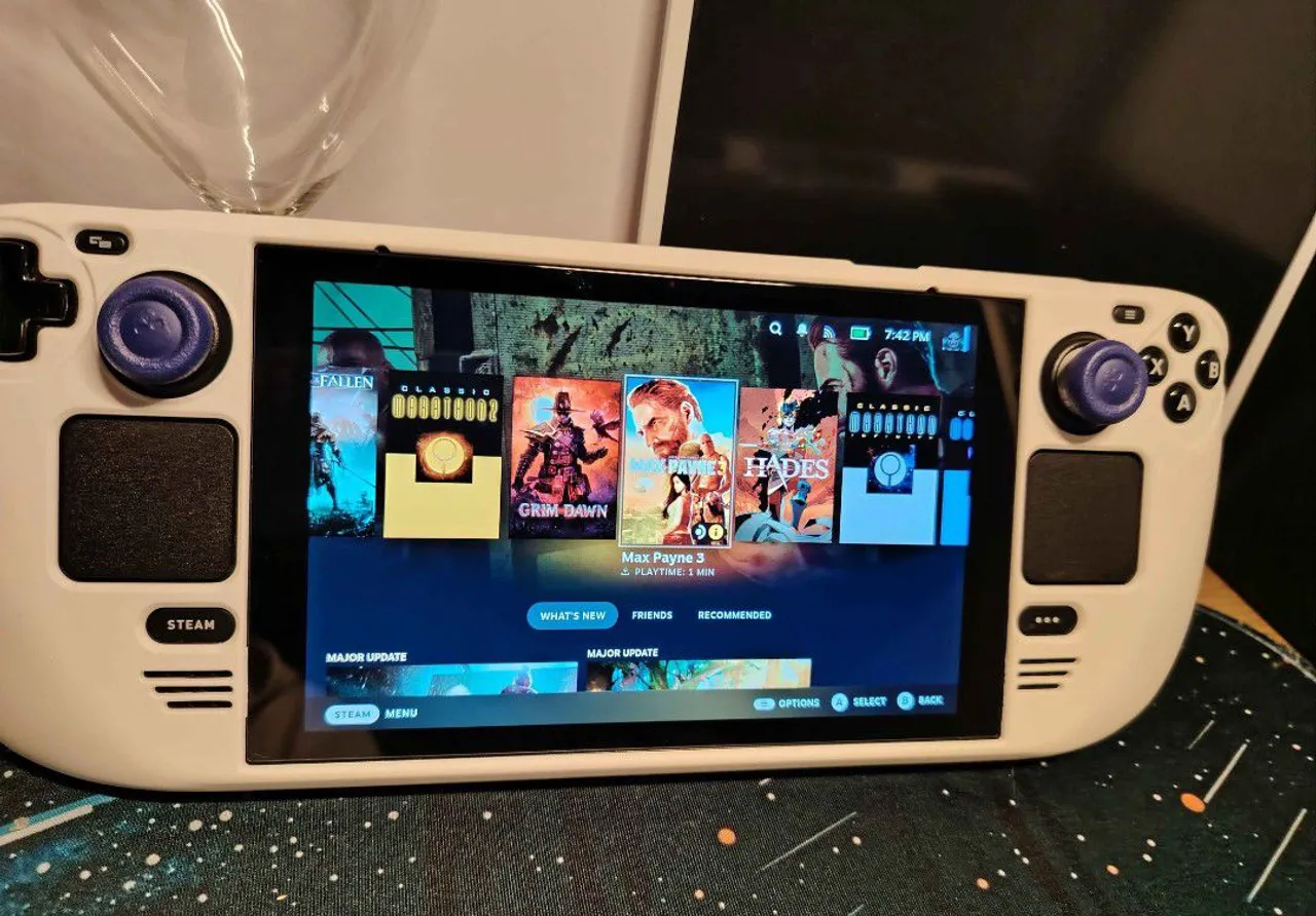 Steam Deck LCD 512GB leia a descrição - Consoles de Vídeo Game