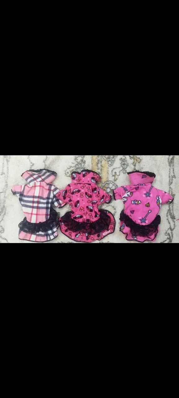 3 roupinhas pet para pequeno porte por 30 reais  - Foto 2
