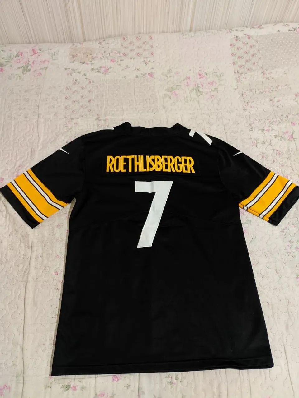 Camisa de Futebol Americano NFL Oversized - Preta - Foto 2