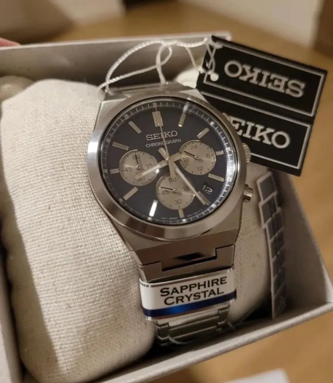 Relógio seiko cronógrafo