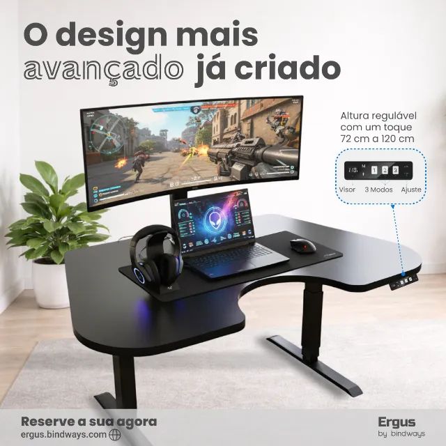 Mesa ergonômica profissional digital - Foto 3