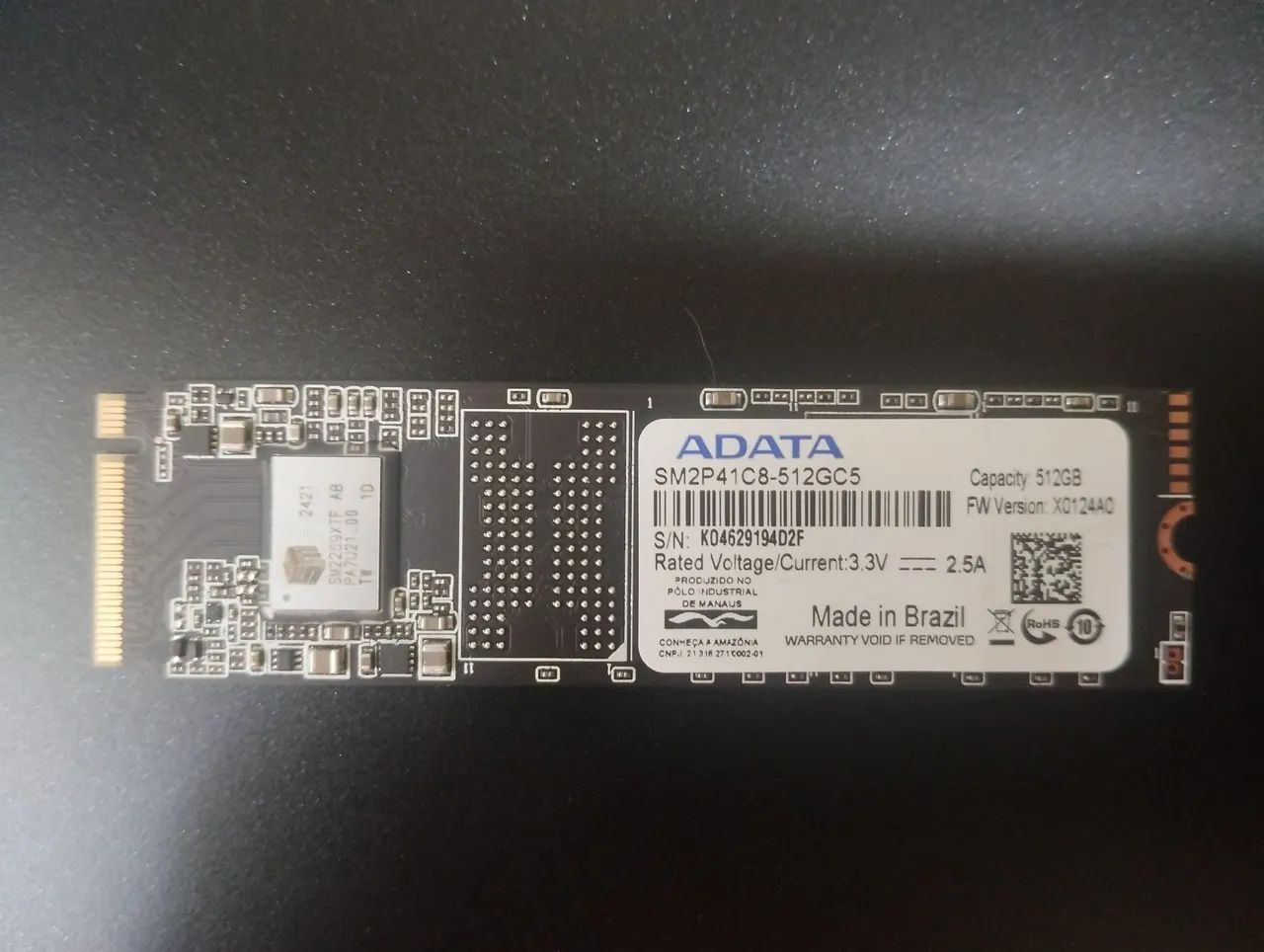 SSD NVME M.2 NVME 512GB NOVO