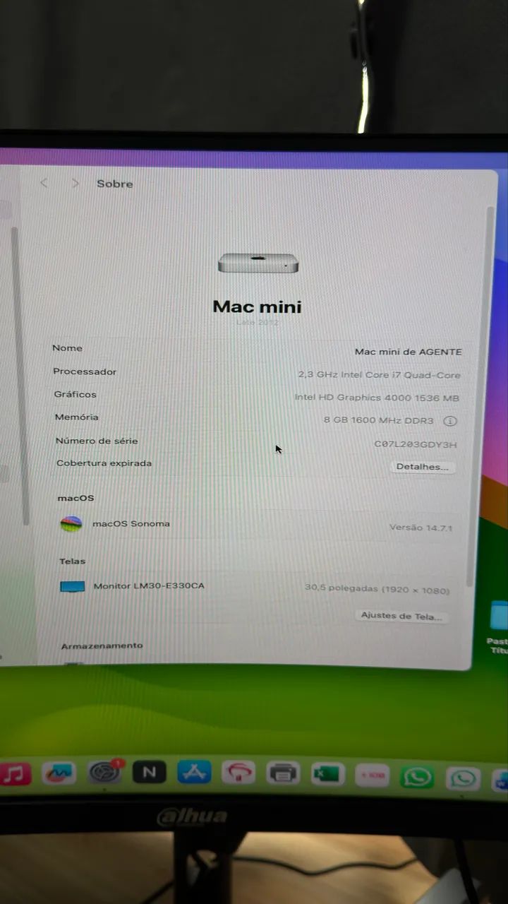 Mac Mini 2012 i7 + upgrade - Computadores e Desktops