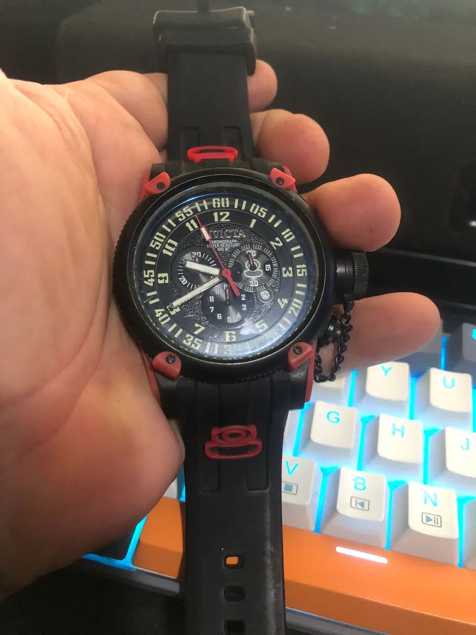 RELÓGIO ORIGINAL INVICTA RUSSIAN 1959 DIVER MODELO 10179 - Foto 3