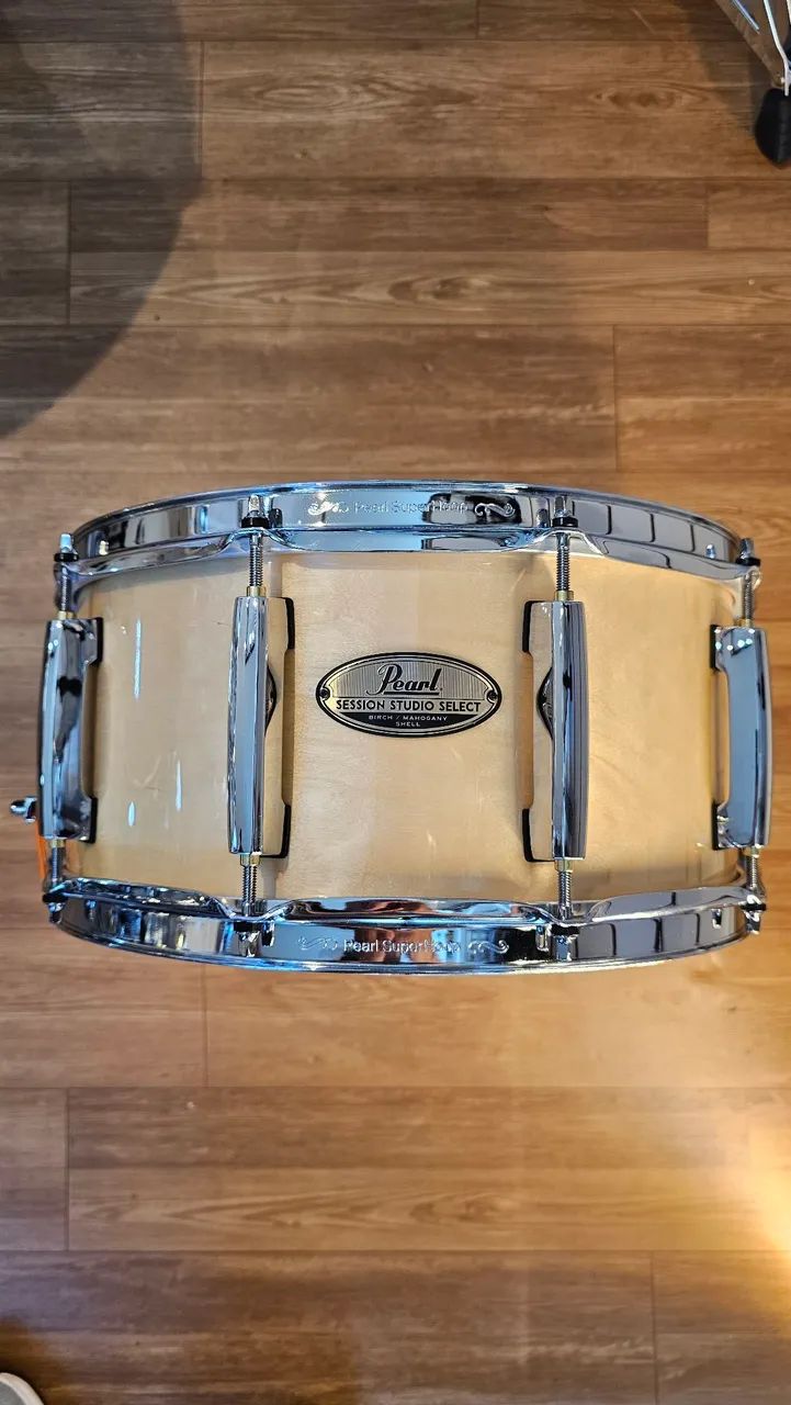 Caixa Pearl Session Studio Select Natural Birch 14x6.5" - Foto 2
