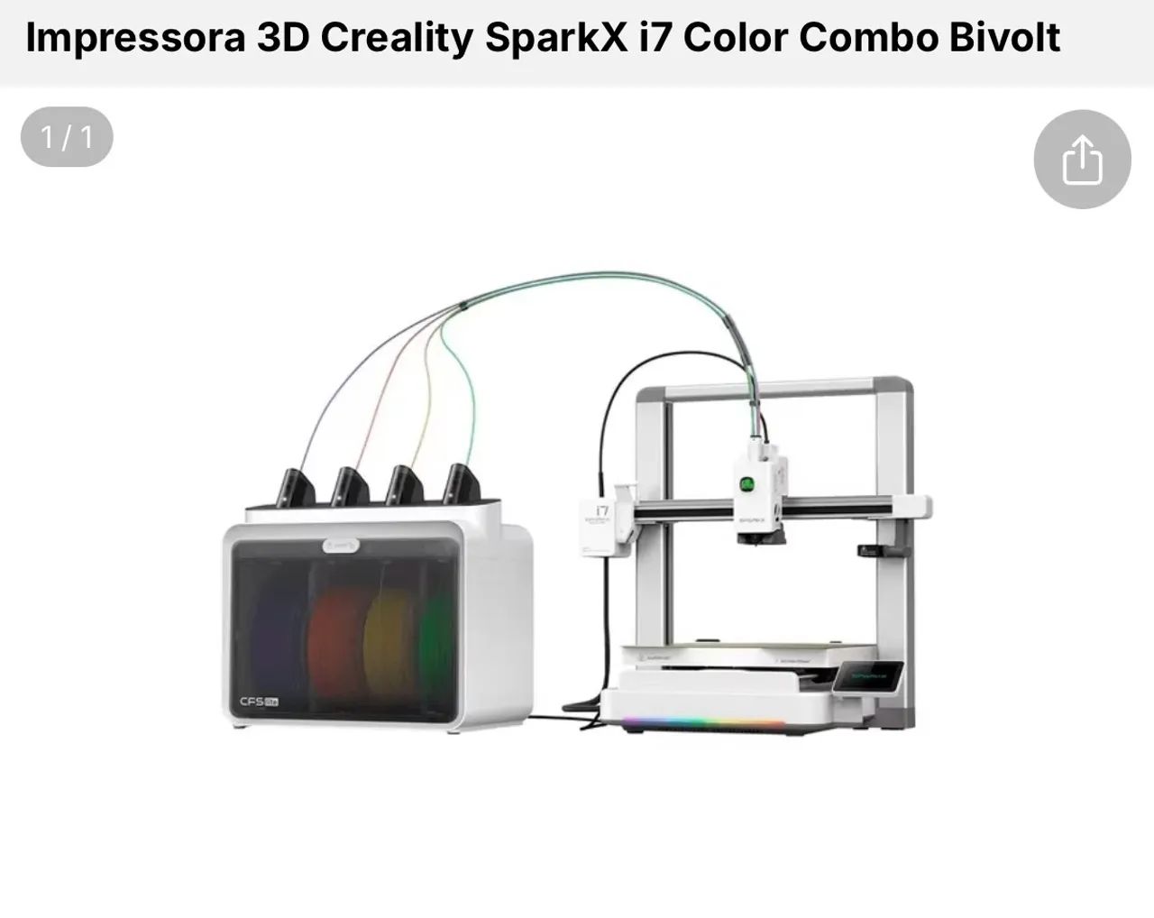 Impressora 3d Creality I7 Combo  - Foto 2