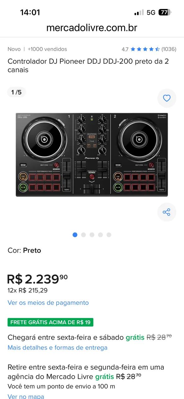 Mesa controladora mixer - Foto 5
