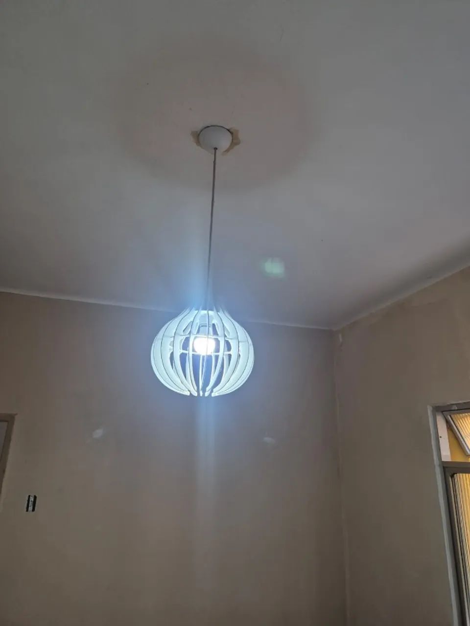 3 Luminárias de Teto em Ótimo Estado - Aceito Ofertas - Foto 2
