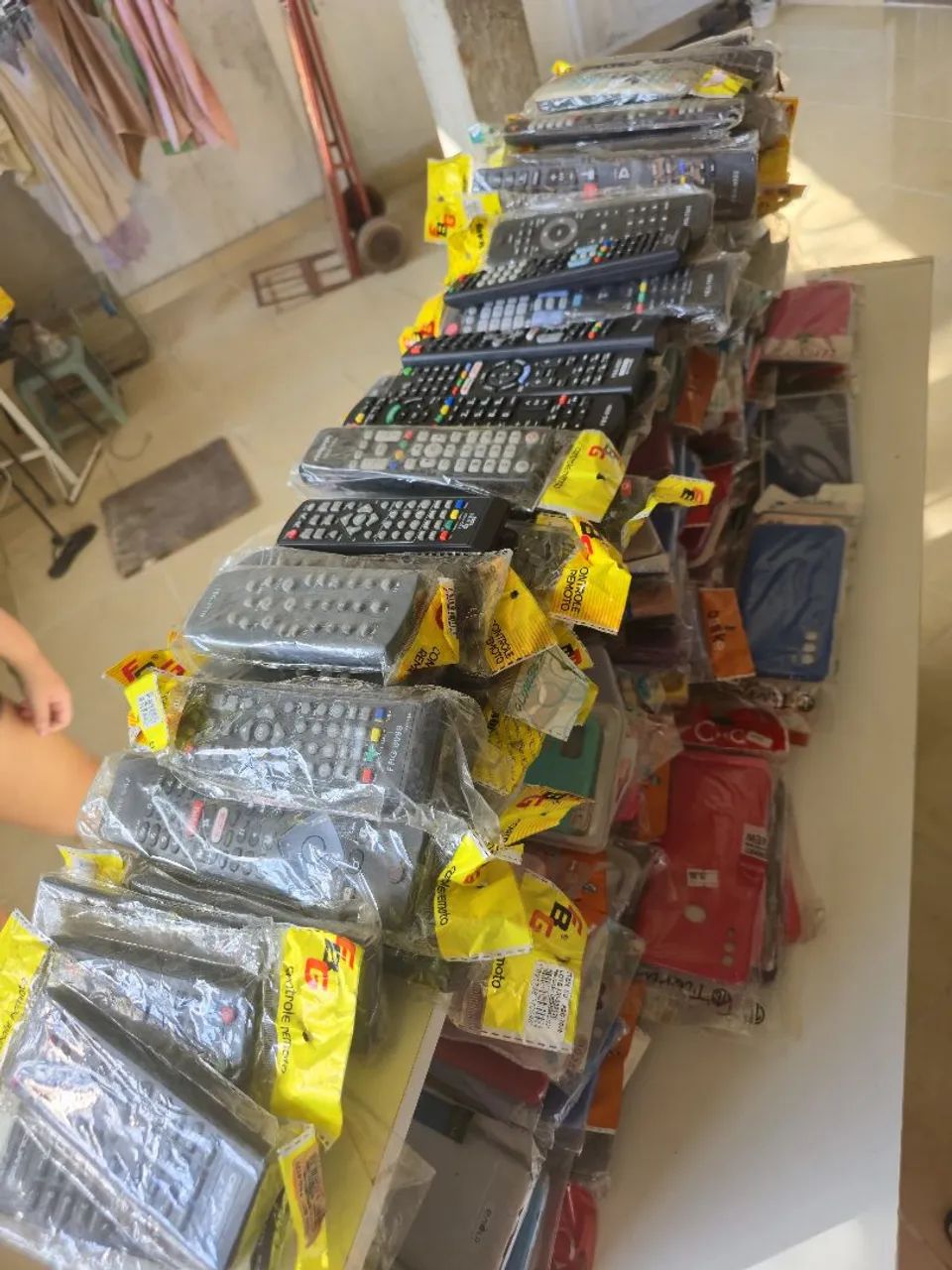 Lote de capas e controles 