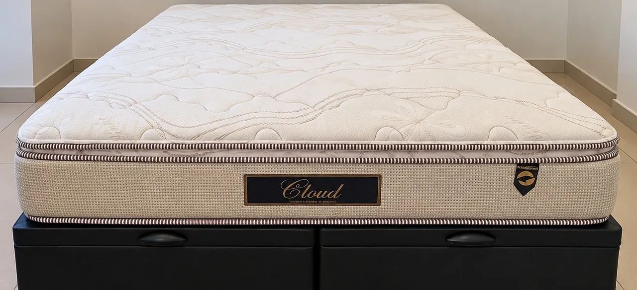 Cama Box Baú Queen + Colchão Molas Ensacadas - 4 Meses de Uso - Foto 2