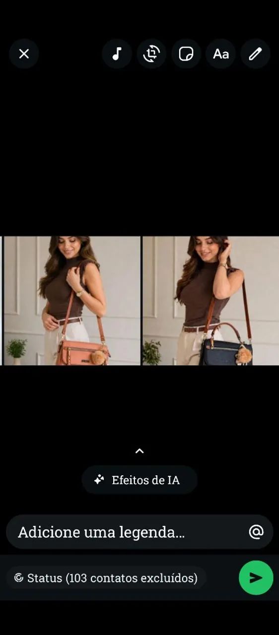 Bolsa transversal Arezzo. 