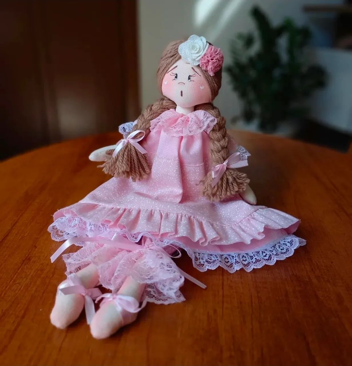 BONECA ANA (BONECA DE PANO) 100% ARTESANAL - Foto 2