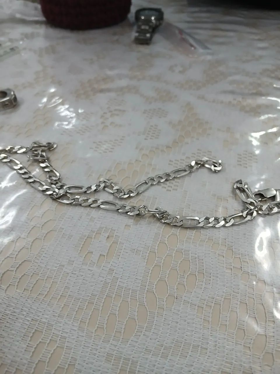 vendo esta corrente de prata  - Foto 2