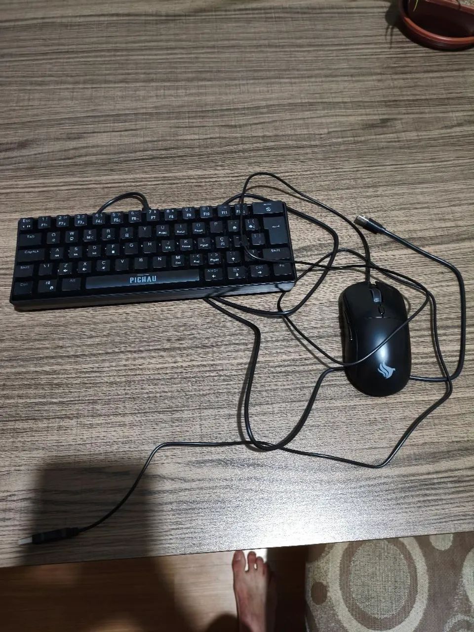 Mouse e teclado netuno V2 pichau