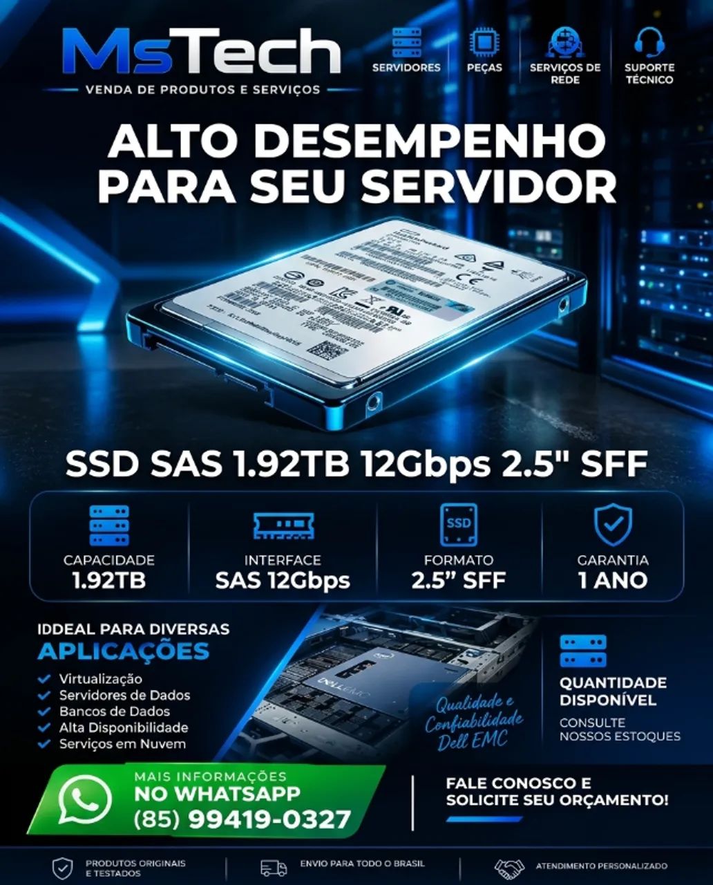 Ssd Sas 1.92t Desbloqueado