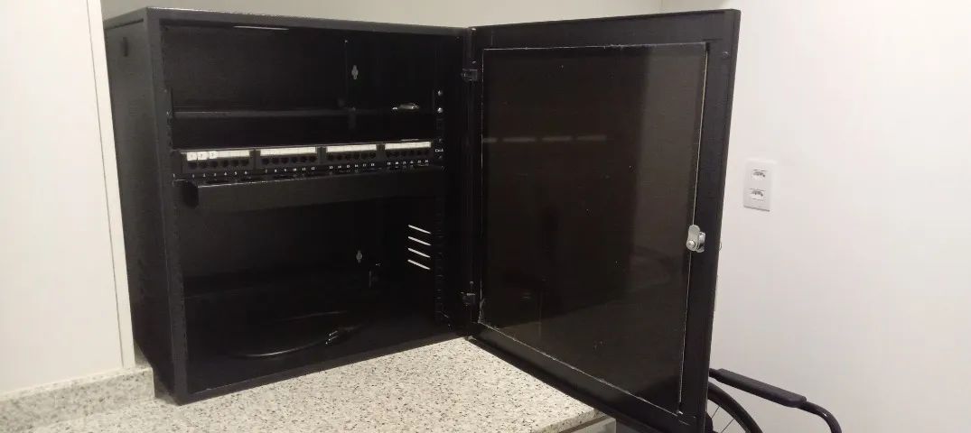 Mini Rack de Parede padrão 19 polegadas - Foto 3