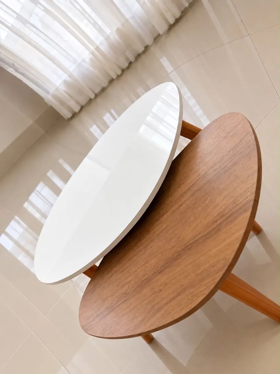 Conjunto de Mesas para Casa - 2 Peças - Foto 3