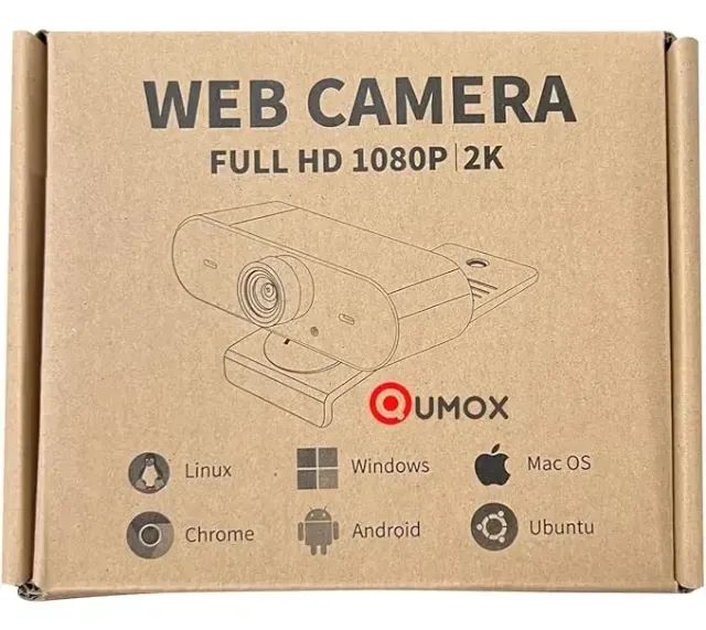 Webcam Qumox WC001 Full HD 1080p com Microfone e Redução de Ruído - Foto 5