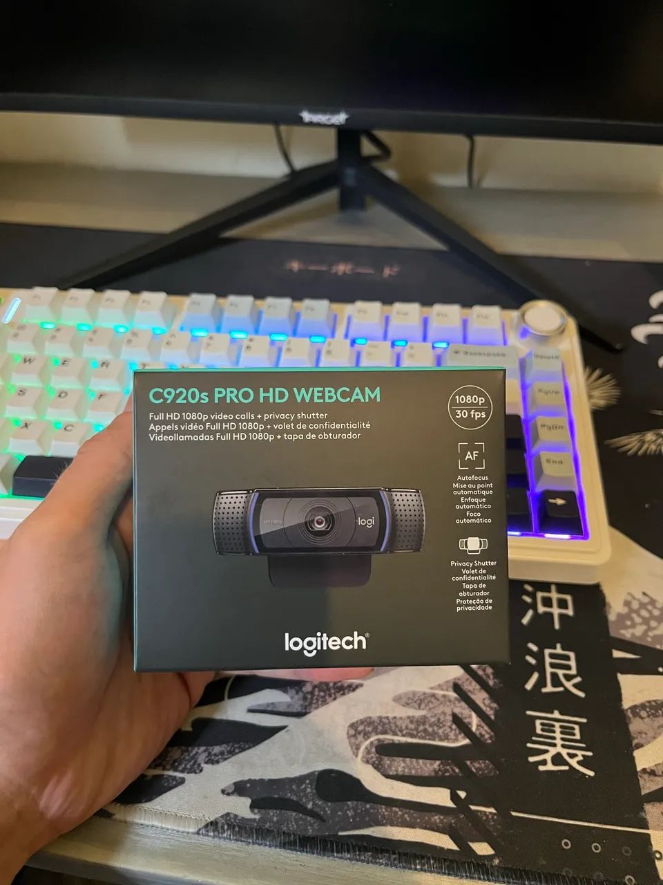 Webcam Logitech C920s Pro Full Hd