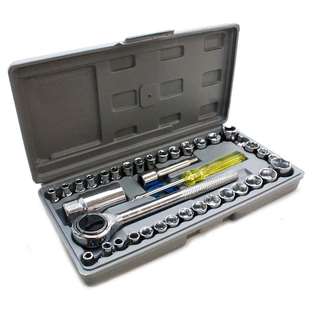 Jogo de Soquetes com Catraca - Completo e Resistente64994170932353120