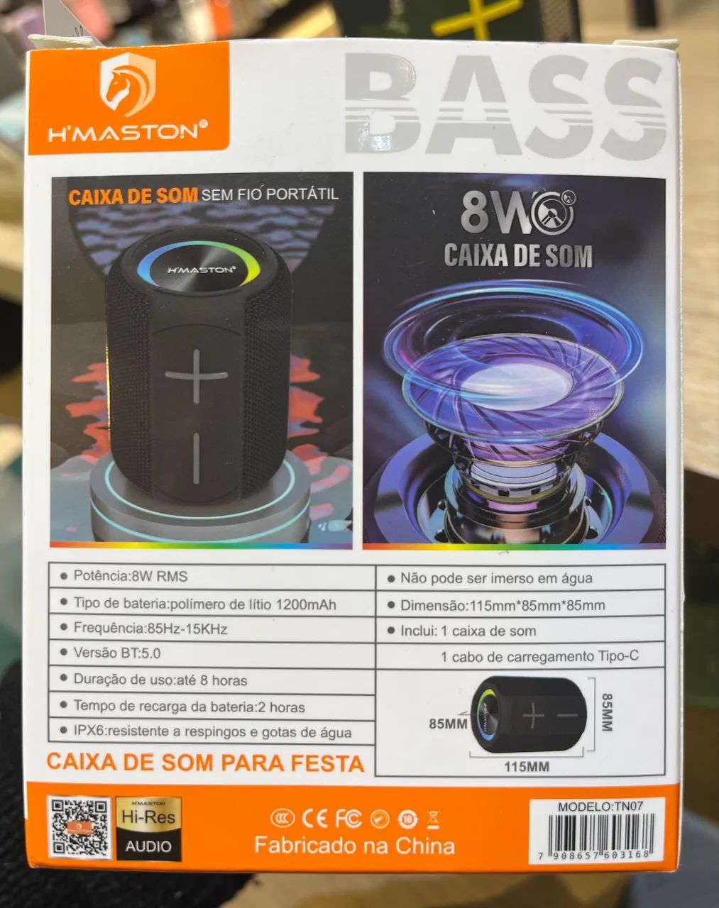 Caixa de som bluetooth TN07 - Foto 2