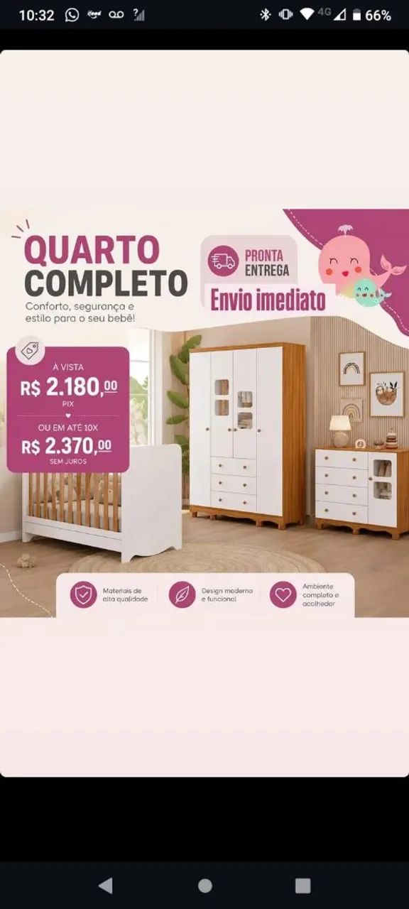 Quarto bebê completo