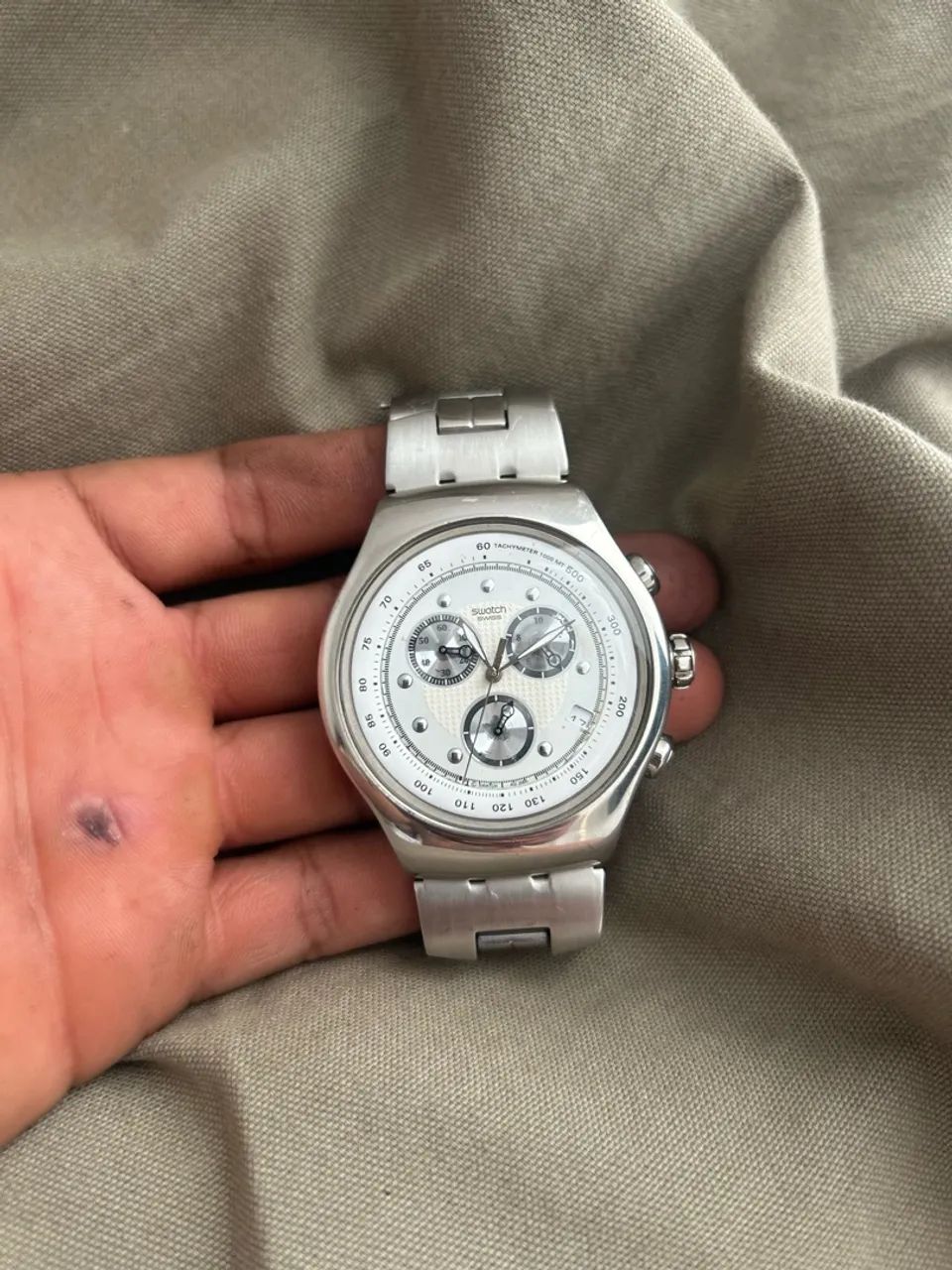 swatch cara branca genuíno!