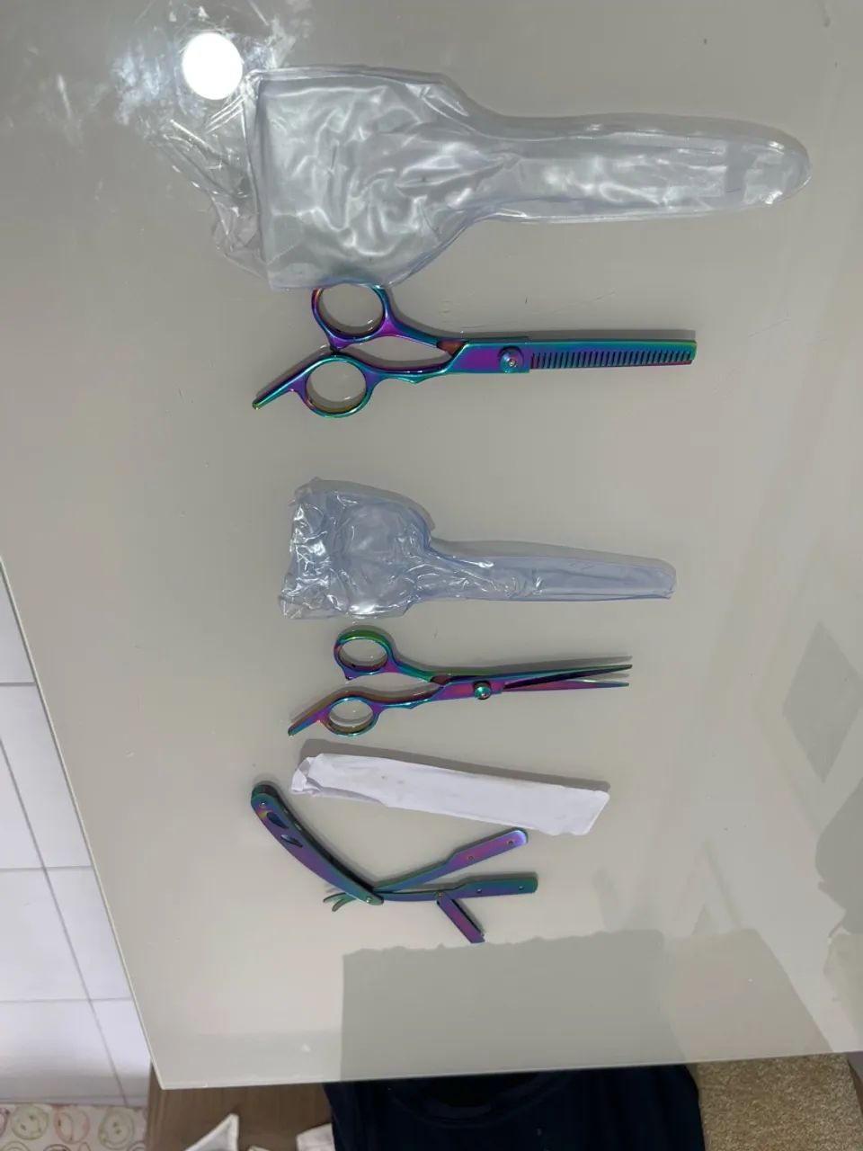 Tesouras/Navalhete para Barbeiros - Foto 4