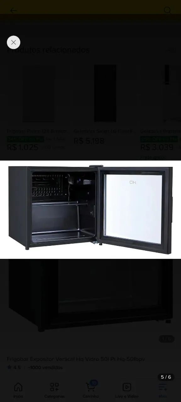 Frigobar 220v novo - Foto 2