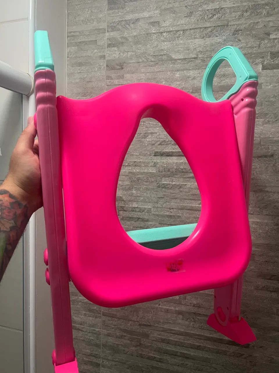 Cadeirinha Assento Sanitário Infantil - Menina - Foto 3