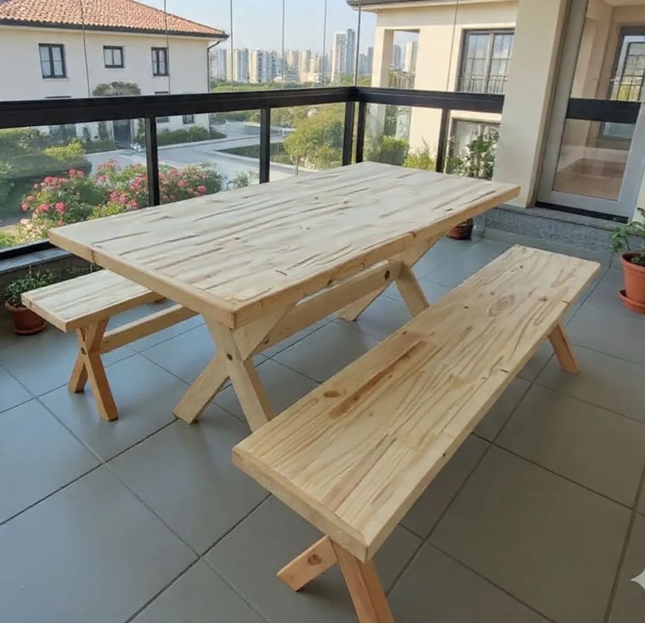 MESA PARA VARANDAS 2 METROS  - Foto 3