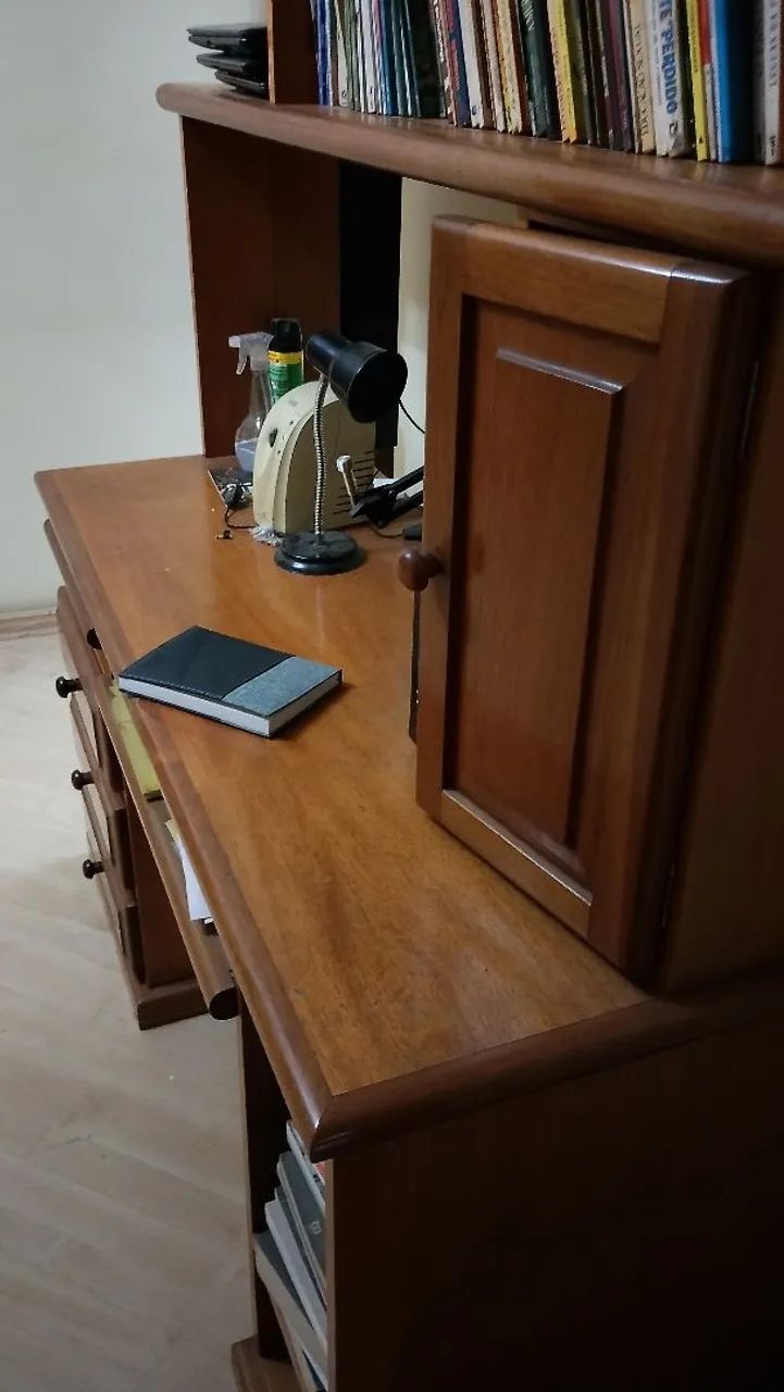 Escrivaninha clássica com gavetas - Foto 2