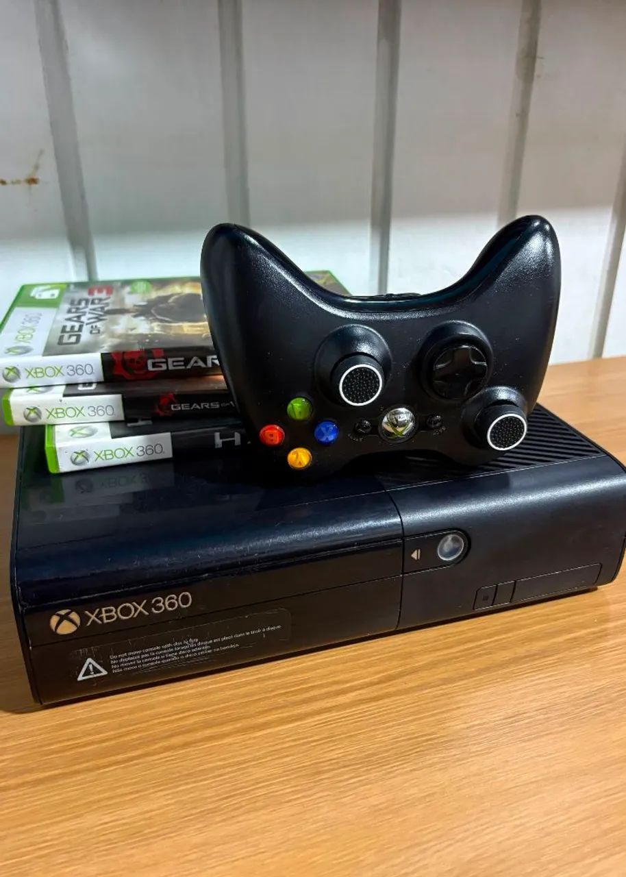 Xbox 360 Superslim Completo + HD de Jogos - Foto 2