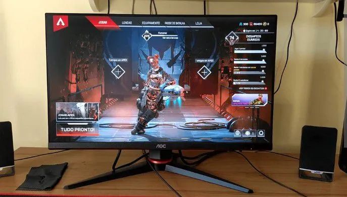 Monitor AOC hero 27 só funciona em 60 hz 