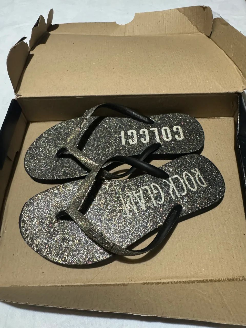 Chinelo Colcci Rock Glam Glitter - Foto 3