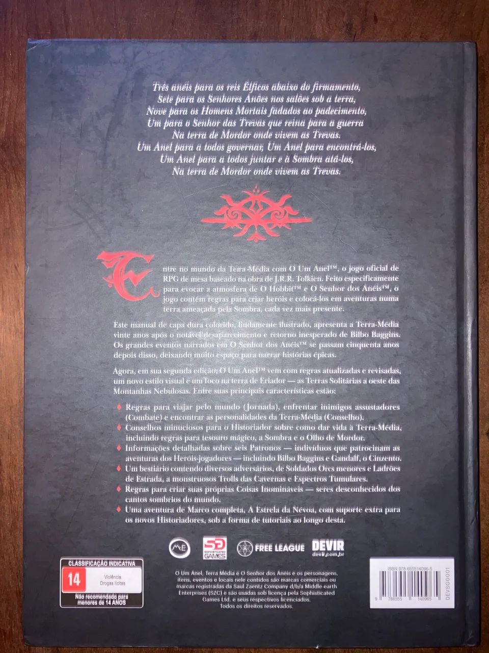 O Um Anel: RPG no mundo de O Senhor dos Anéis - Foto 3