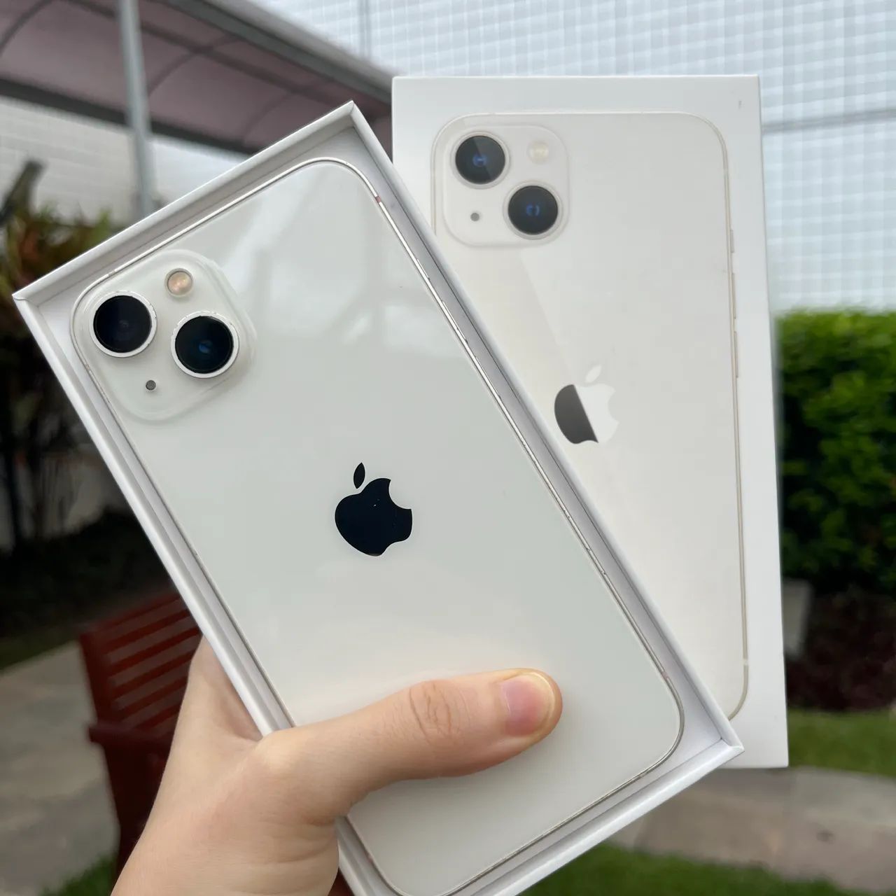 iPhone 13 128gb Apple branco conservado (Tem caixa) - Celulares e