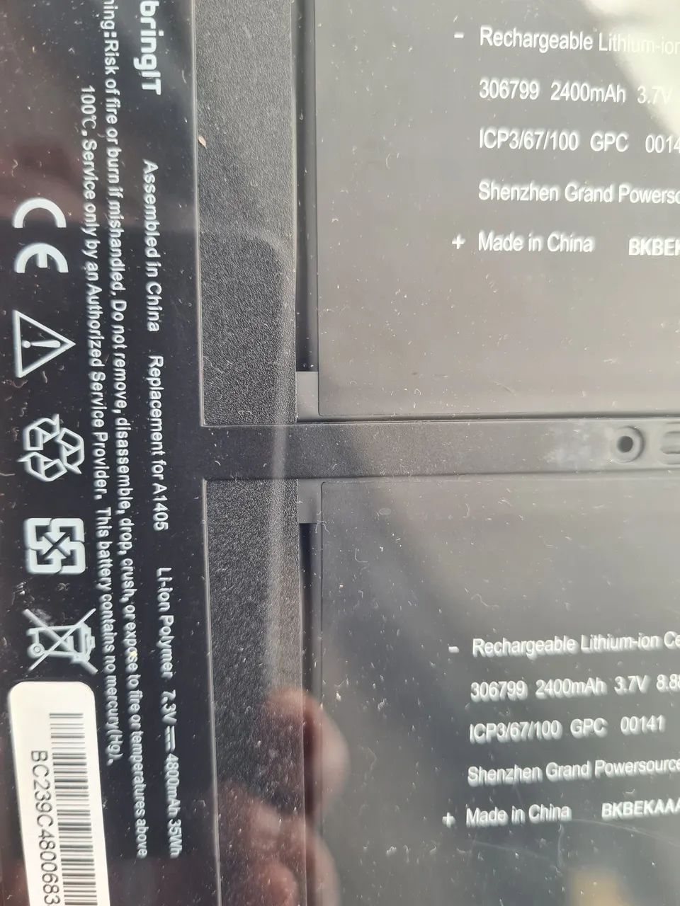 Bateria para Notebook Apple Macbook A1466 A1405 A1369 7.3V - Foto 5