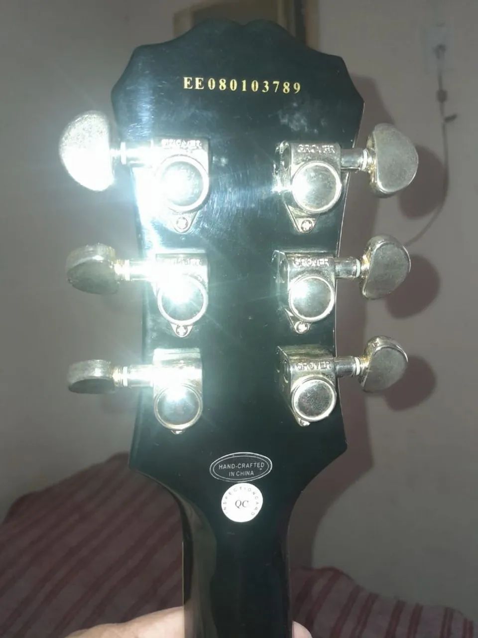 Guitarra Epiphone Les Paul Custom Ebony com bag - Foto 3