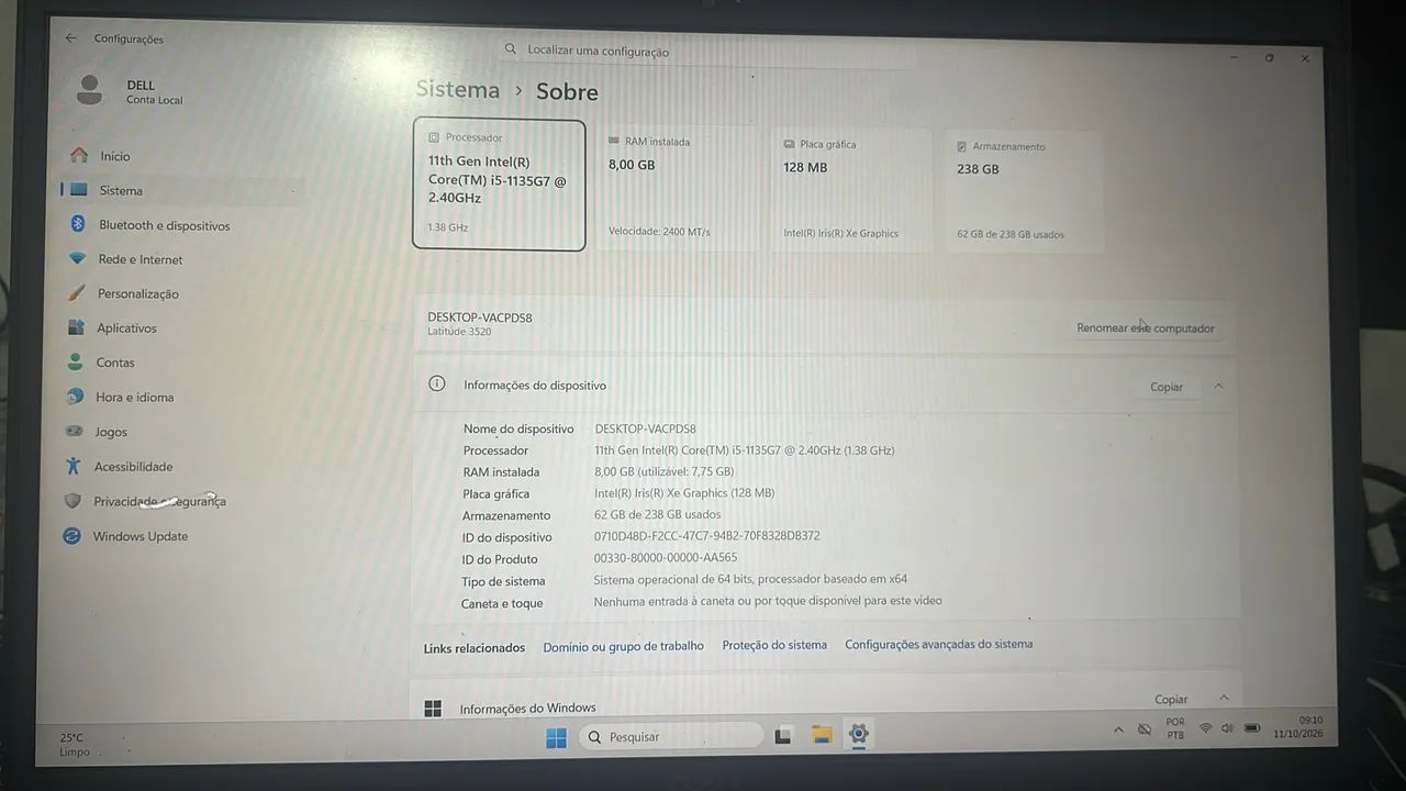 Notebook Dell i5 da 11G - Foto 3