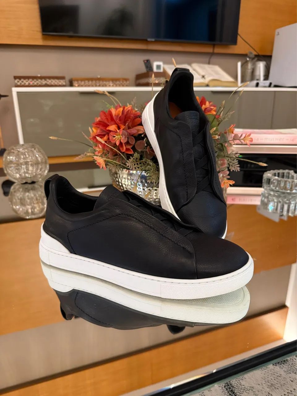 Zegna Triple Stitch Preto