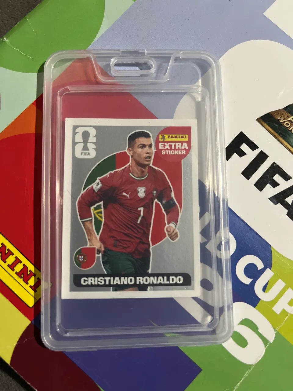 FIGURINHA CR7 PRATA - Foto 2
