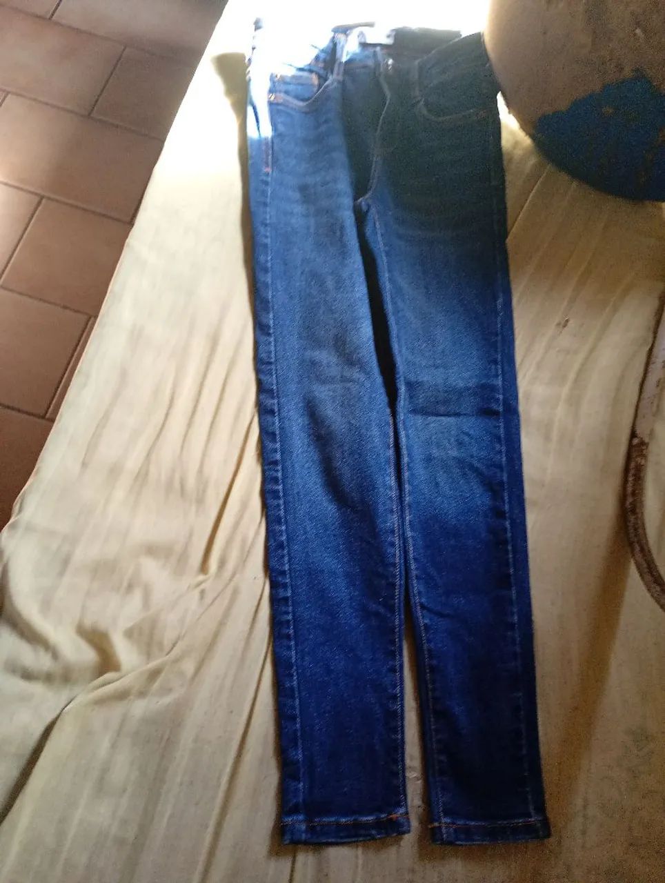 Calça jeans feminina 34 zara - Foto 3