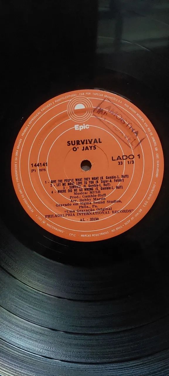 LP Vinil THE O'JAYS "The Survival" raro - Foto 2