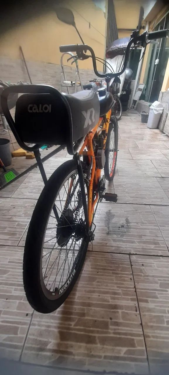 BICICLETA motorizada 80cc ótimo estado - Foto 3