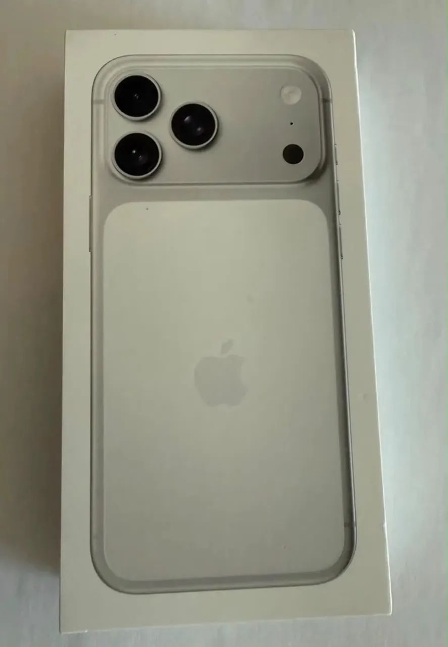 EXCLUSIVO: IPHONE 17 PRO PRATA (SILVER) - LACRADO NA CAIXA!
